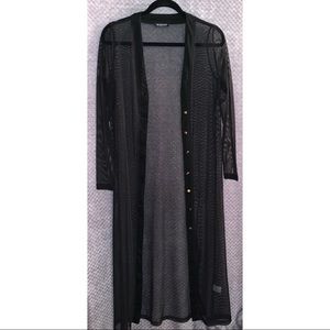 Sheer cardigan/duster